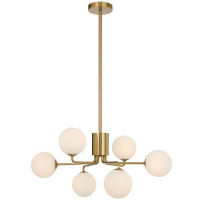 FELTON 6 LIGHT PENDANT ANTIQUE GOLD