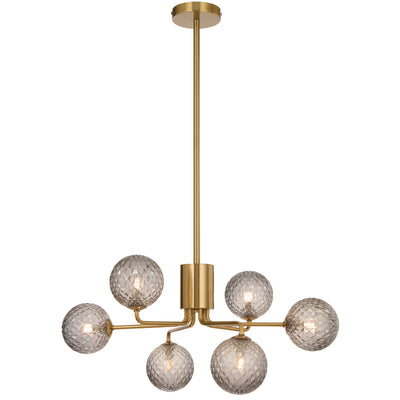 FELTON 6 LIGHT PENDANT ANTIQUE GOLD