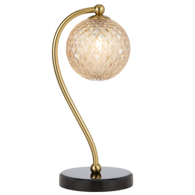 FELTON TABLE LAMP BLACK MARBLE