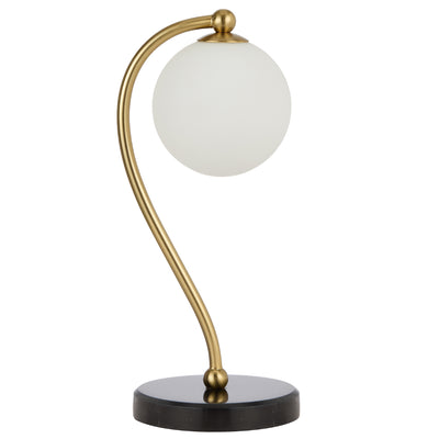 FELTON TABLE LAMP BLACK MARBLE