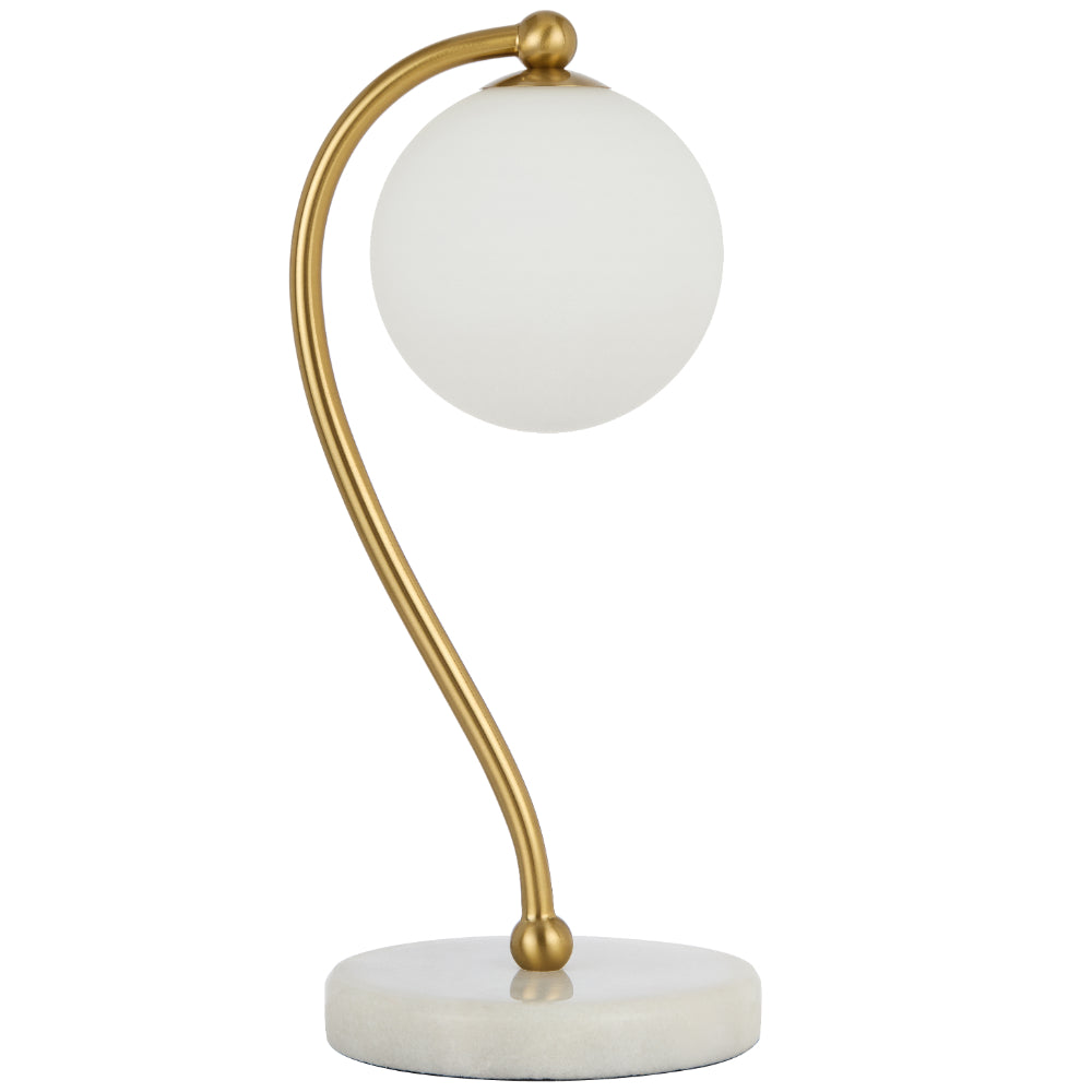 FELTON TABLE LAMP WHITE MARBLE