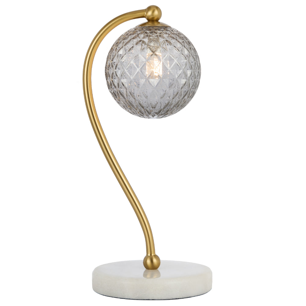 FELTON TABLE LAMP WHITE MARBLE