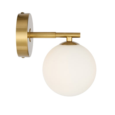 FELTON 1 LIGHT WALL LIGHT ANTIQUE GOLD