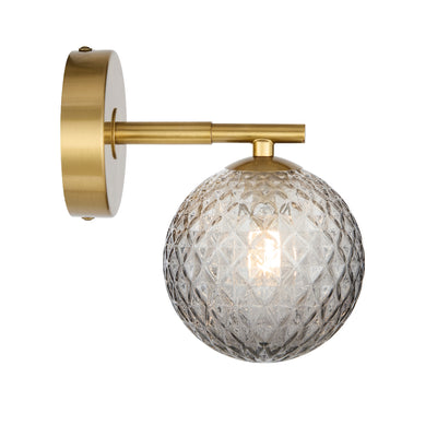 FELTON 1 LIGHT WALL LIGHT ANTIQUE GOLD