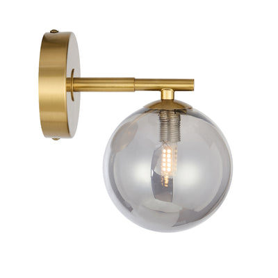 FELTON 1 LIGHT WALL LIGHT ANTIQUE GOLD