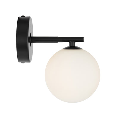 FELTON 1 LIGHT WALL LIGHT BLACK