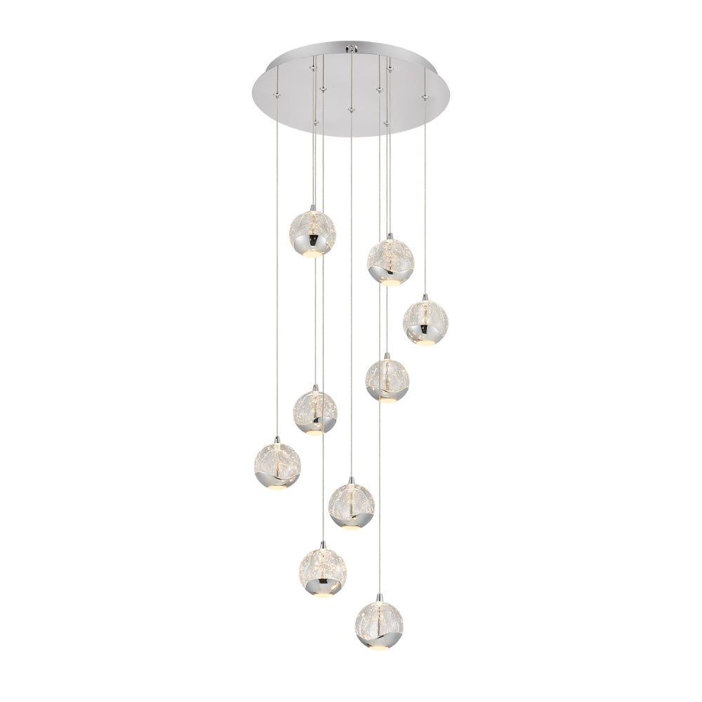 SEGOVIA 9 LIGHT PENDANT – Telbix